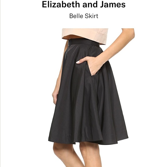 HP🎉 ELIZABETH AND JAMES Belle 2 way zip skirt - Picture 4 of 8